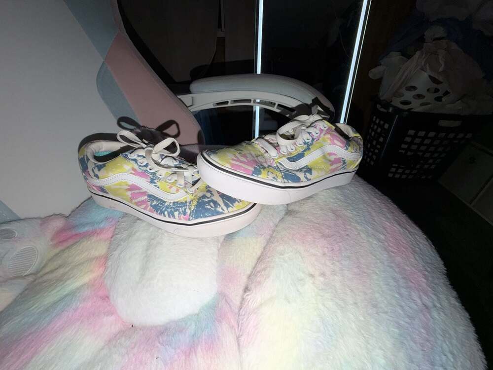 Vans Old Skool ComfyCush Tie Dye Sneakers Women's 8.0